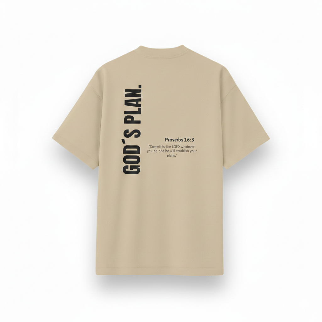 Camiseta ZenGod - Oversized Color Kaki/Beige
